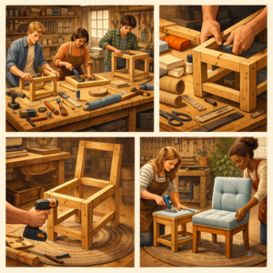 Ganztagskurs Möbelbau & Polsterei – Ein neues Möbelstück von Grund auf fertigen 13. März 2026
